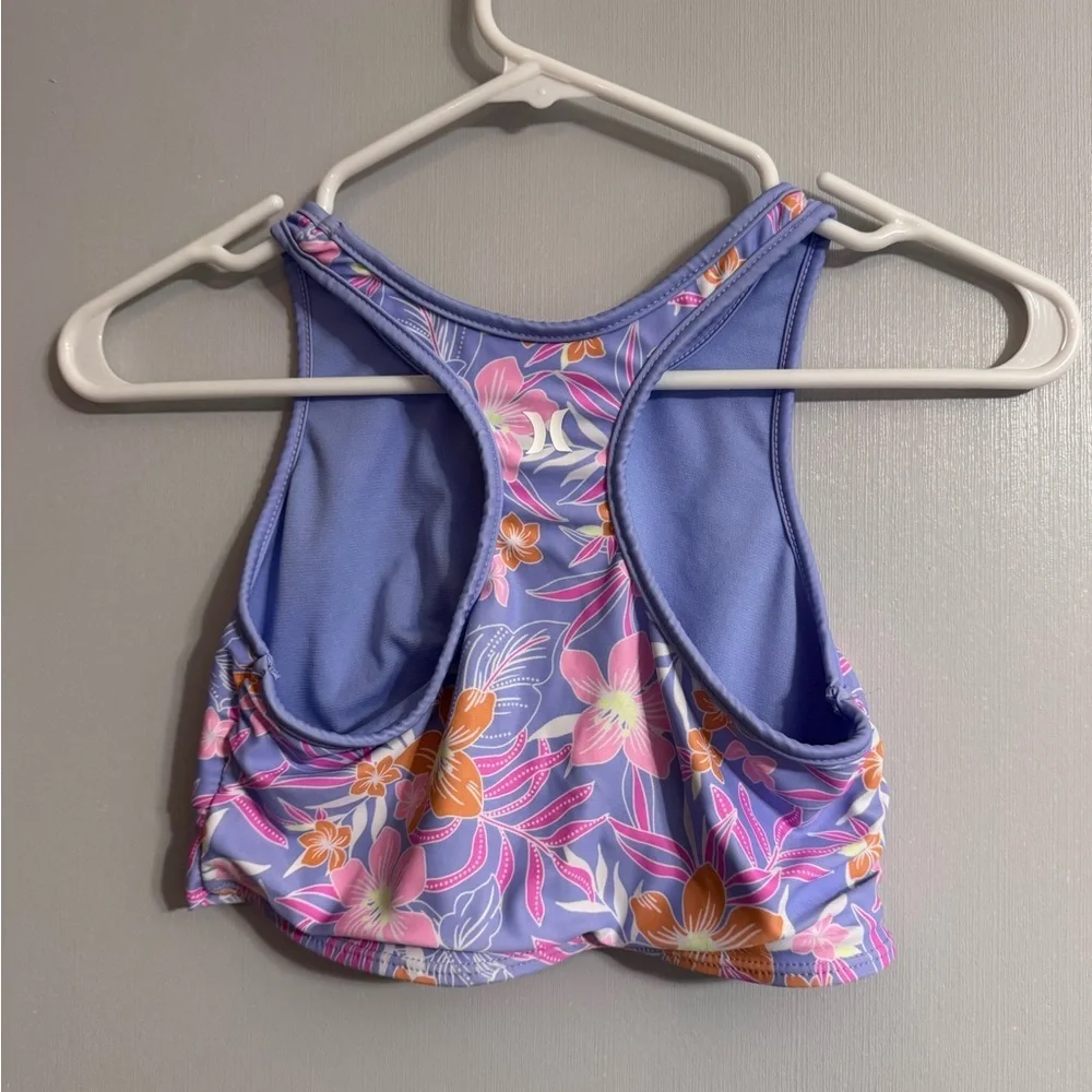 Hurley Kids Floral Bikini Swimwear Set Size Large